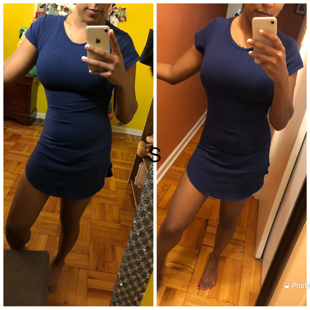 Navy Blue Tshirt Dress